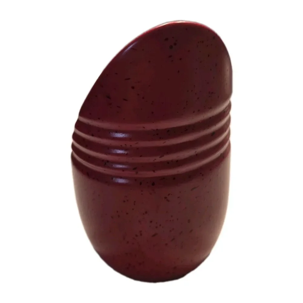 Stoneware Speckled Barn Red Candle,  Spoon Rest, Kitchen Utensil Holder
